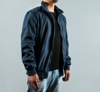 Men outerwear navy color