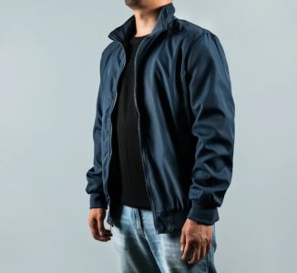 Men outerwear navy color